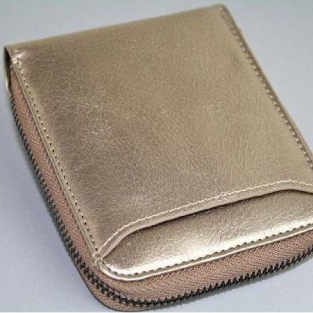 Metallic Gold Wallet